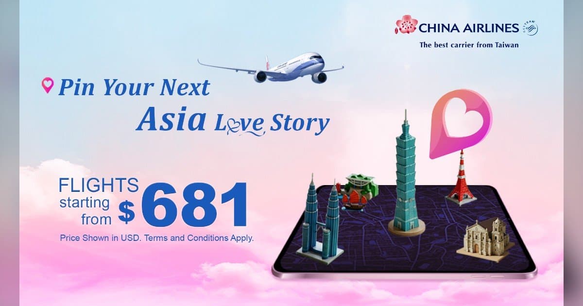 China Airlines Celebrates Valentine’s Season with Expanded Asia Routes, Onboard Dining, and Ontario–Taipei Milestone