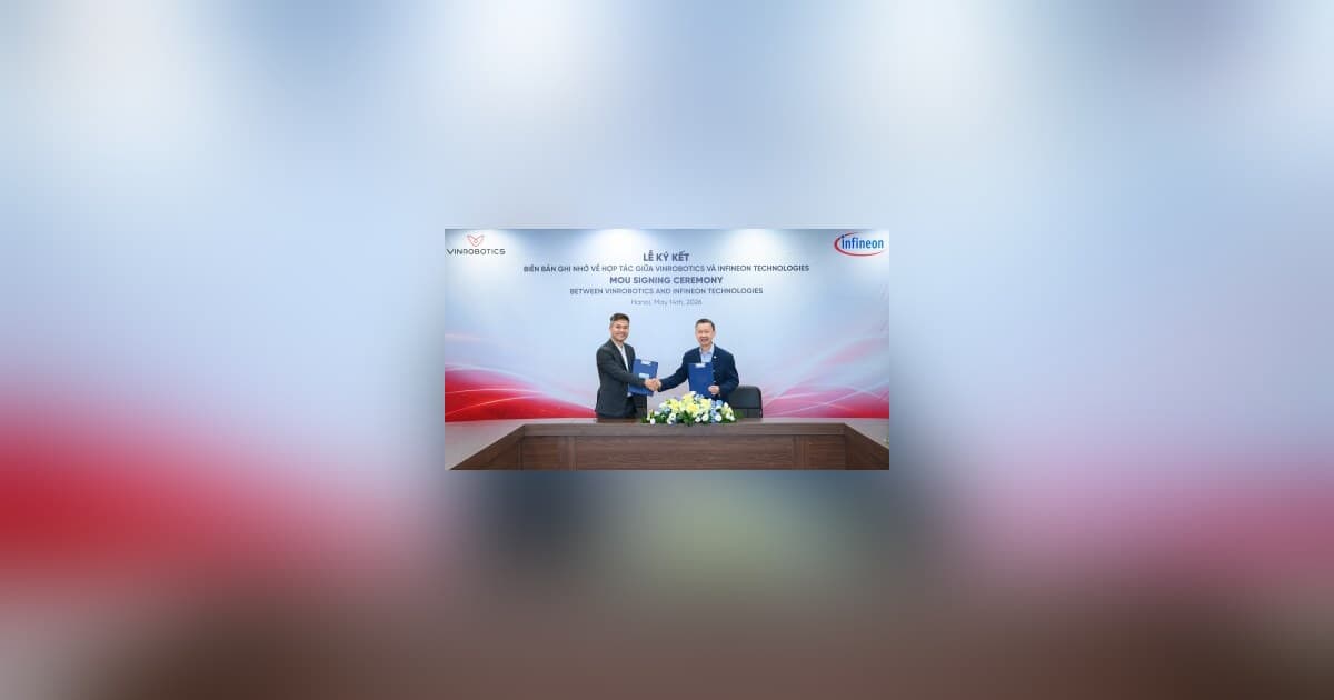 Vinrobotics Partners with Infineon to Advance Core Technologies For Next-Generation Robotics