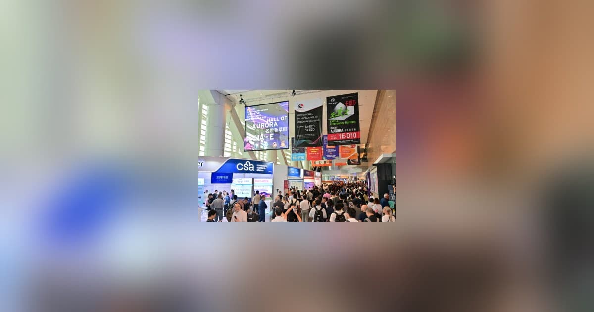 HKTDC Hong Kong International Lighting Fair (Autumn Edition) and Hong Kong International Outdoor and Tech Light Expo Set to Illuminate this October