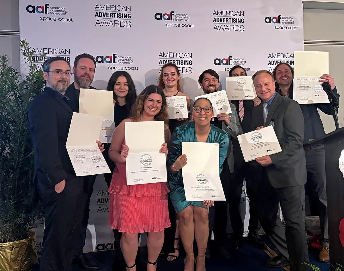 Rock Paper Simple Wins 10 ADDY Awards, Signaling Strategic Creative Expansion