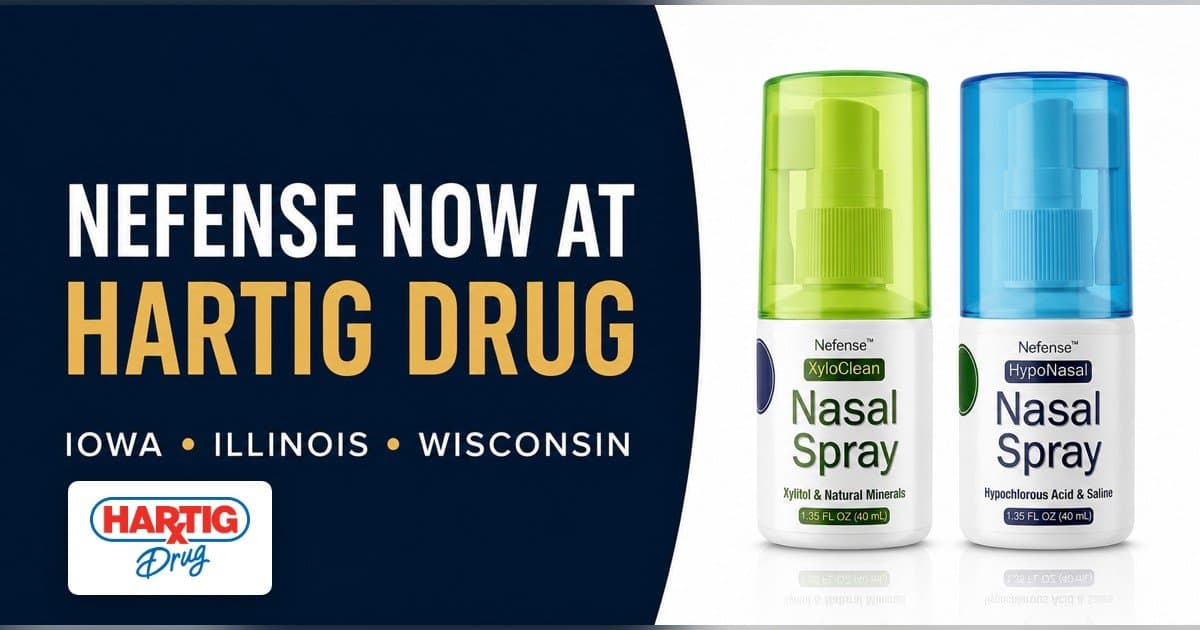 Hartig Drug Adds Nefense Nasal Care Family
