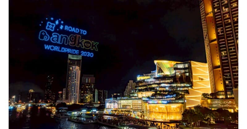 ICONSIAM's Rainbow Drone and Fireworks Spectacular Positions Thailand as a Leading Pride-Friendly Destination and Host for World Pride 2030