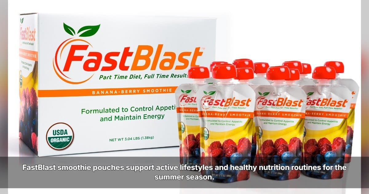 FastBlast Highlights Plant-Based Nutrition Products for Spring and Summer Wellness
