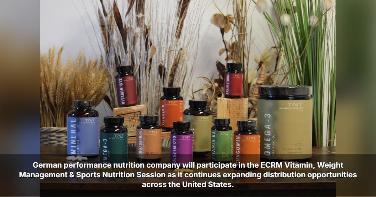 TNT Brings German Sports Nutrition Innovation to U.S. Retail Buyers at ECRM Session