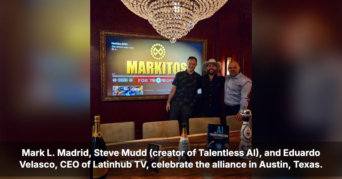 Mark L. Madrid Partners with Latinhub TV to Launch AI-Powered 'Markitos' and Expand Entrepreneurial Reach
