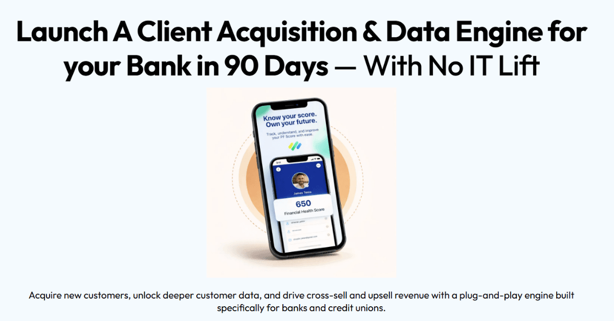 Finoveo Launches White-Label Financial Health App to Boost Bank Client Acquisition