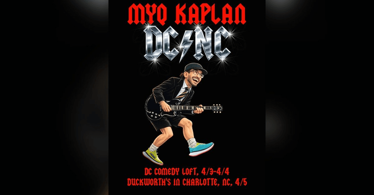 Comedian Myq Kaplan to Perform at DC Comedy Loft and Charlotte Venue in Early April