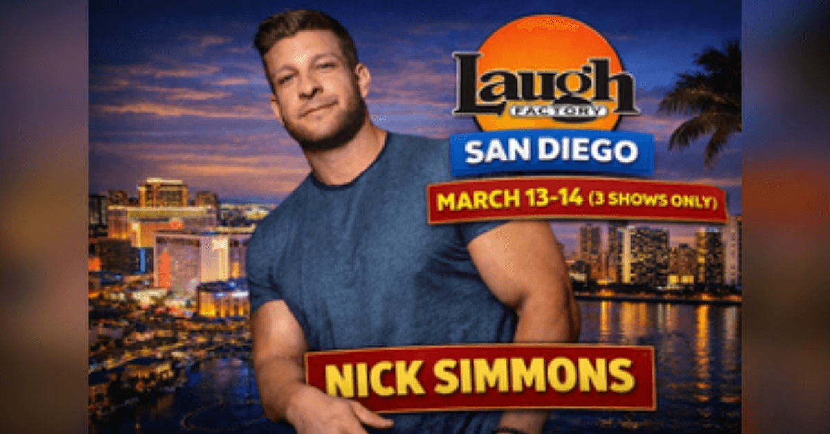 Nick Simmons Brings High-Energy Comedy to Laugh Factory San Diego in March