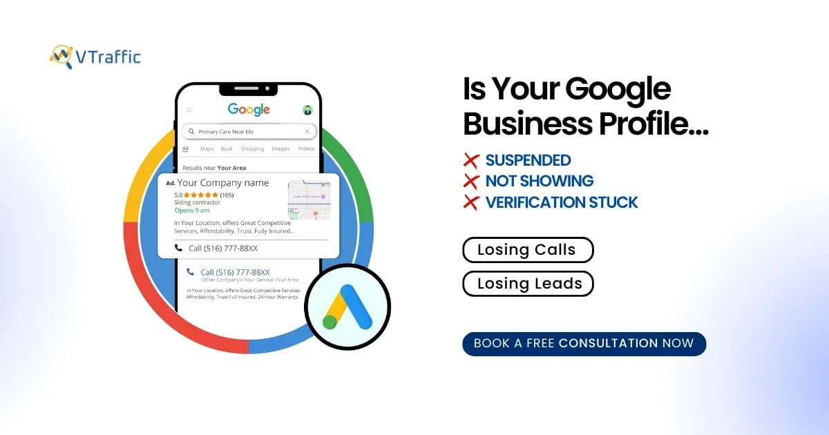 VTraffic.io Helps Local Businesses Navigate Google Business Profile Suspensions and Optimizations