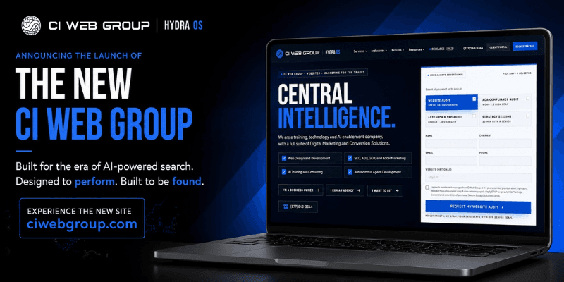 CI Web Group Relaunches ciwebgroup.com to Optimize for AI-Powered Search Engines