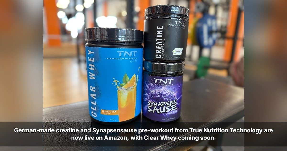 TNT Performance Supplements Launch on Amazon for U.S. Customers