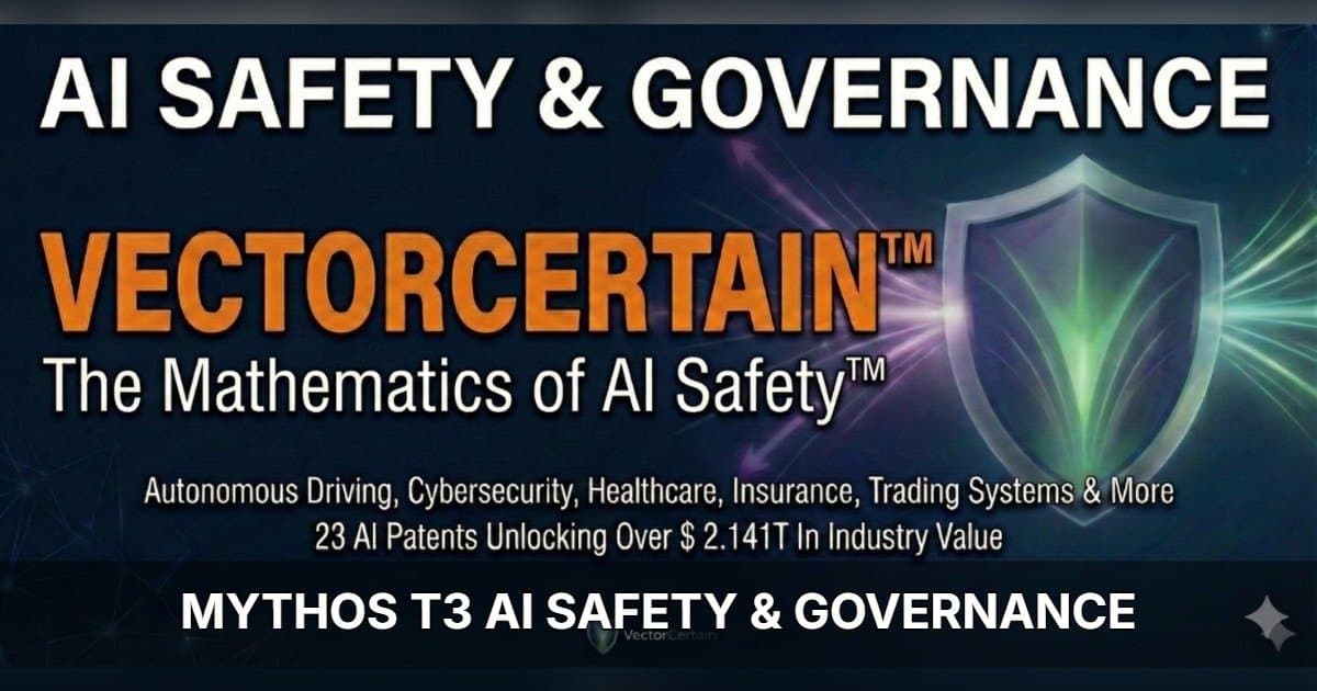 VectorCertain Achieves 100% Detection of AI Deceptive Reasoning, Validated Against Anthropic's T3 Threat Vector