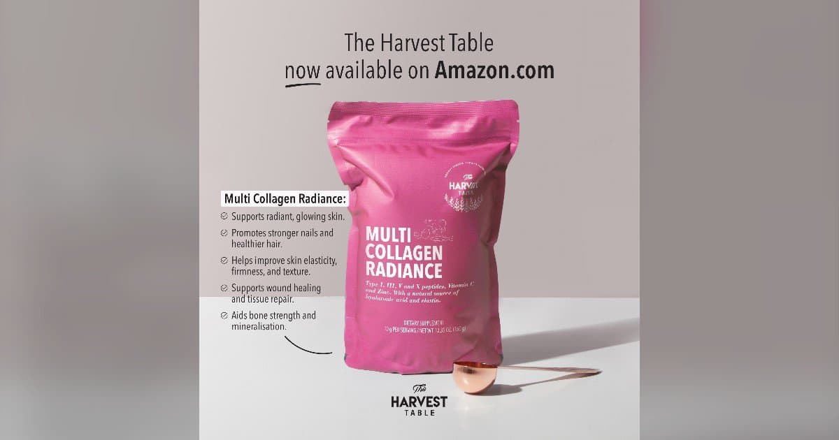 The Harvest Table Launches Multi Collagen Radiance on Amazon, Expanding Clean-Label Nutrition Access