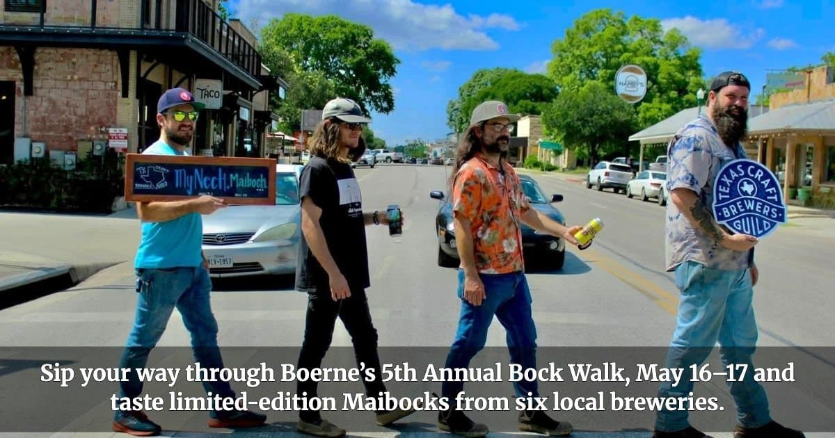 Boerne Celebrates American Craft Beer Week with 5th Annual Bock Walk
