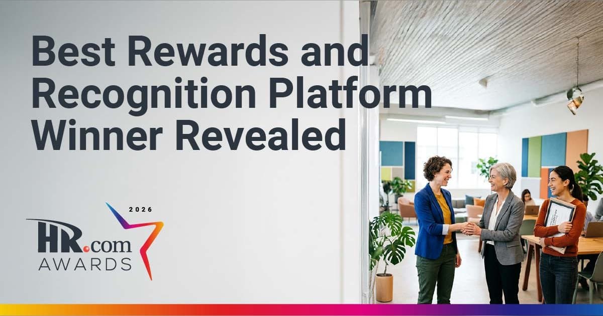 HR.com Names Winner of the 2026 Best Rewards and Recognition Platform Award