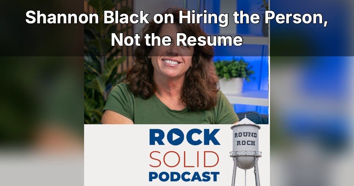 Shannon Black Reveals Sunday Morning Hiring Strategy for Small Businesses on Rock Solid Podcast