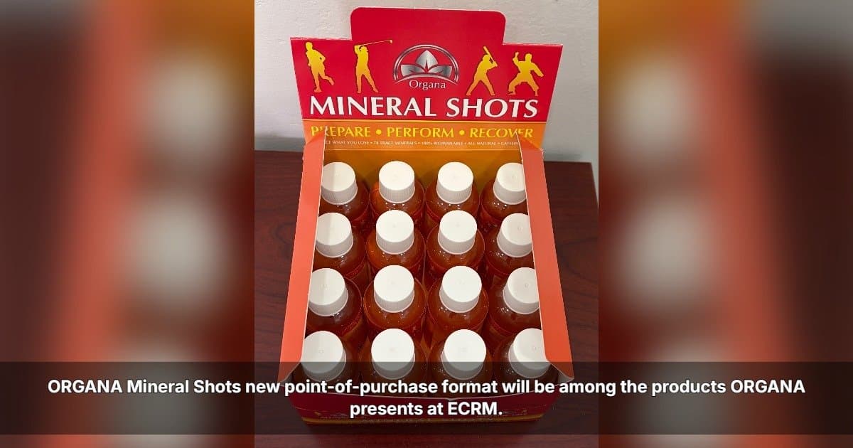 ORGANA International to Highlight New Mineral Shots Retail Display at ECRM